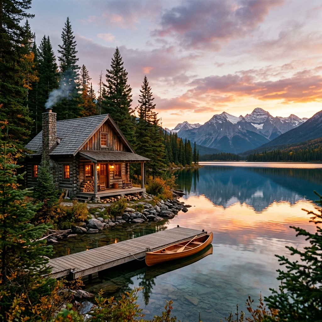 A Cabin by the Lake